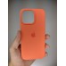 Силіконовий чохол оригінальний круглий для Apple iPhone 15 Pro Max (Абрикосовий)