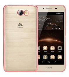 Силіконовий чохол UMKU Line для Huawei Y5-2 (Рожевий)
