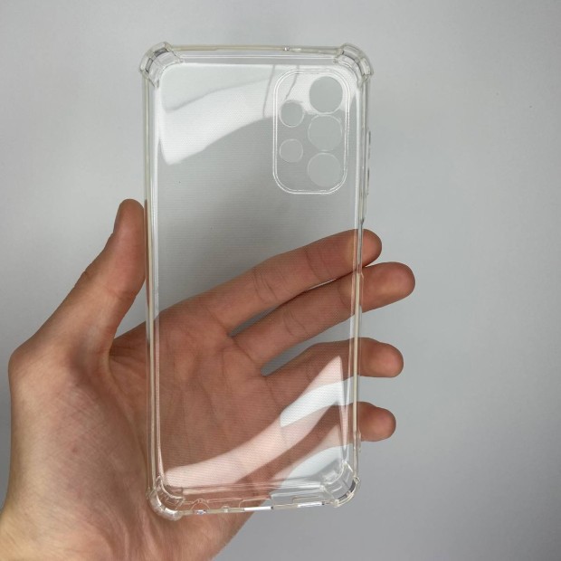 Силікон 6D Samsung Galaxy A13 (ShutCam) (Прозорий)