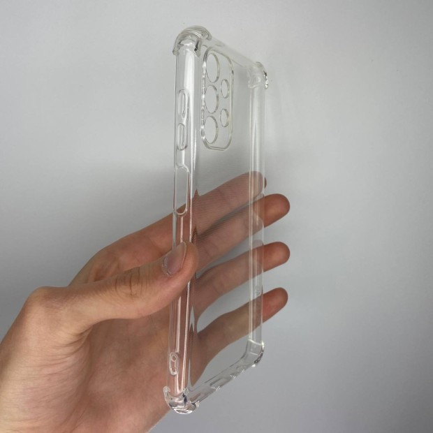 Силікон 6D Samsung Galaxy A13 (ShutCam) (Прозорий)