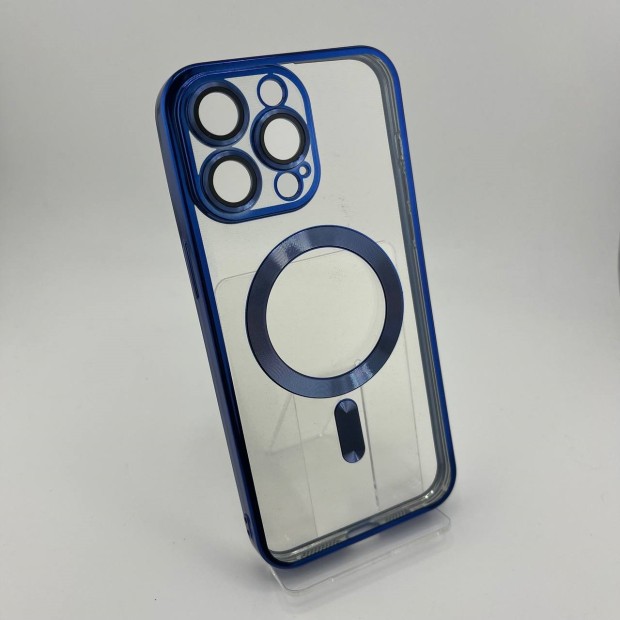 Чохол UMKU Shining з MagSafe для Apple iPhone 15 Pro Max (Темно-синій)
