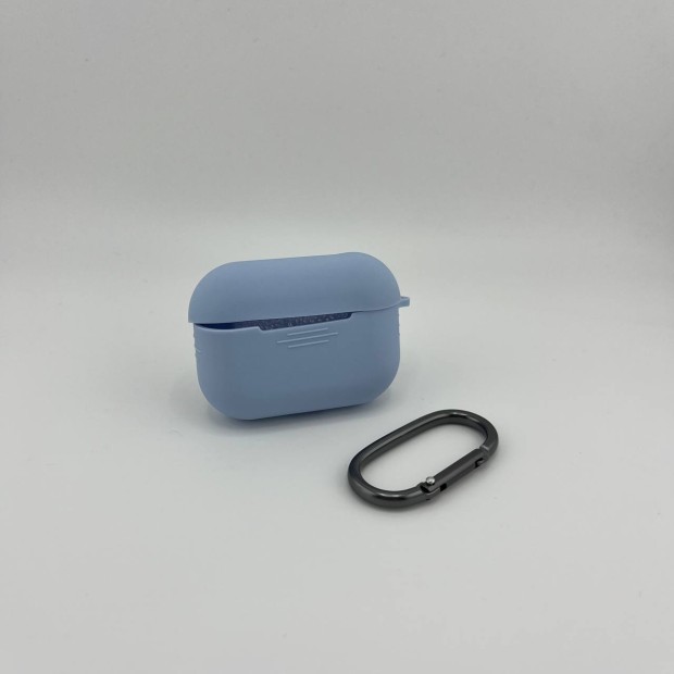 Чохол для навушників Full Silicone Case Apple AirPods Pro (15) Ліловий