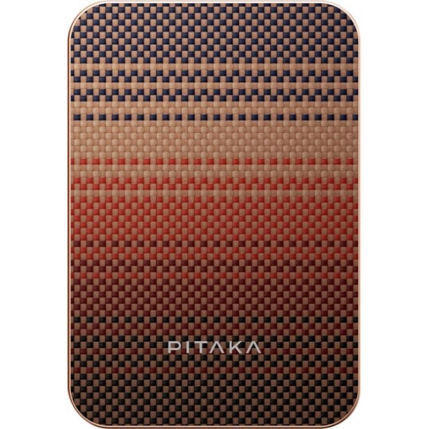 Беспроводной аккумулятор Pitaka Aramid Fiber Magnetic Qi2 5000 mAh (Sunset)