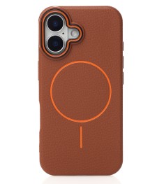 Чохол Beats з текстурованої шкіри MagSafe для Apple iPhone 16 (Desert Titanium)