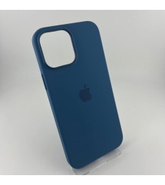 Сіліконовий чохол з MagSafe для Apple iPhone 13 Pro Max (Blue Jay)