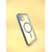 Чехол UMKU Shining with MagSafe Apple iPhone 11 (Blue Titanium)