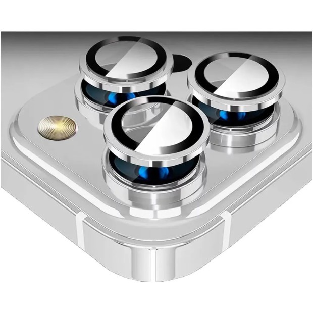 Захисне скло на камеру iLera FocusPro Lens Apple iPhone 14 Pro  /  14 Pro Max (Silver) iLFPSl04