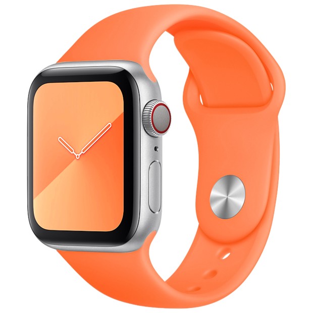 Ремешок Apple Watch Silicone 42 / 44 / 49mm (18) Orange