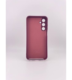 Силікон оригінальний Samsung Galaxy A25 (ShutCam) (Бордовий)