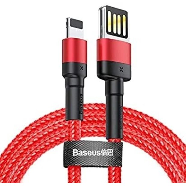 USB-кабель Baseus Cafule Special Edition 2.4A (1m) (Lightning) (Красный) CALKLF-B