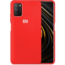 Силіконовий оригінальний чохол 360 гр для Xiaomi Poco M3 (червоний)