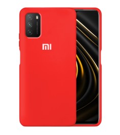 Силикон Original 360 Case Logo Xiaomi Poco M3 (Красный)