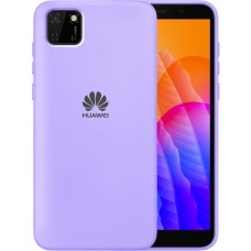 Силикон Original 360 Case Logo Huawei Y5P (Фиалковый)