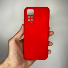 Силикон Original Xiaomi Redmi Note 11 / Note 11S (ShutCam) (Красный)