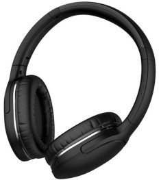 Беспроводные накладные наушники-гарнитура Baseus Encok D02 Pro (Black)