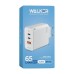 СЗП-адаптер Walker WH-45 65Вт GAN (1USB / 2Type-C) (Білий) СЗП-адаптер Walker WH-45 65Вт GAN (1USB / 2Type-C) (Білий)
