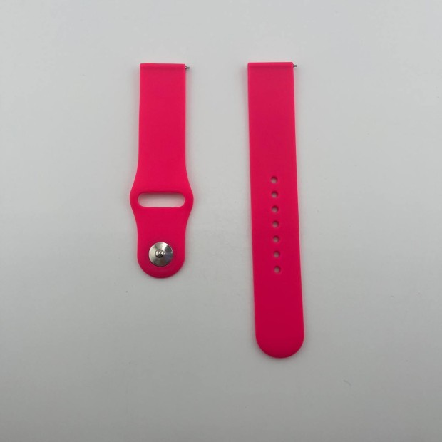 Ремінець для смарт-годинника універсальний 20мм Original Design (Темно-рожевий) Ремінець для смарт-годинника універсальний 20мм Original Design (Темно-рожевий)
