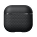 Чехол для наушников Pitaka Armid fiber Magnetic Case Plain AirPods 4 (Black/Gray)