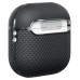 Чехол для наушников Pitaka Armid fiber Magnetic Case Plain AirPods 4 (Black/Gray)