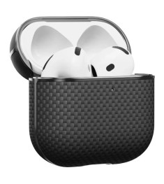 Чохол для навушників Pitaka Aramid fiber Magnetic Case Plain AirPods 4 (чорний /..