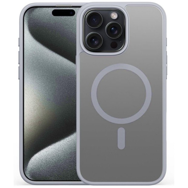 Силіконовий чохол Alabay Cloud Matte Apple iPhone 14 Pro (Сірий)