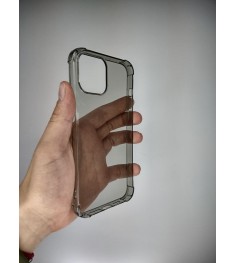 Силікон 6D Apple iPhone 12 Pro Max (Сірий)