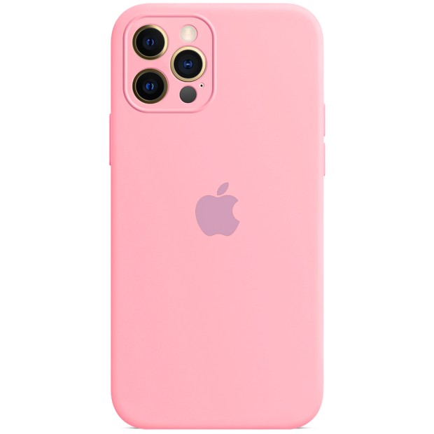 Силіконовий Original RoundCam чохол для Apple iPhone 12 Pro Max (36) Candy рожевий