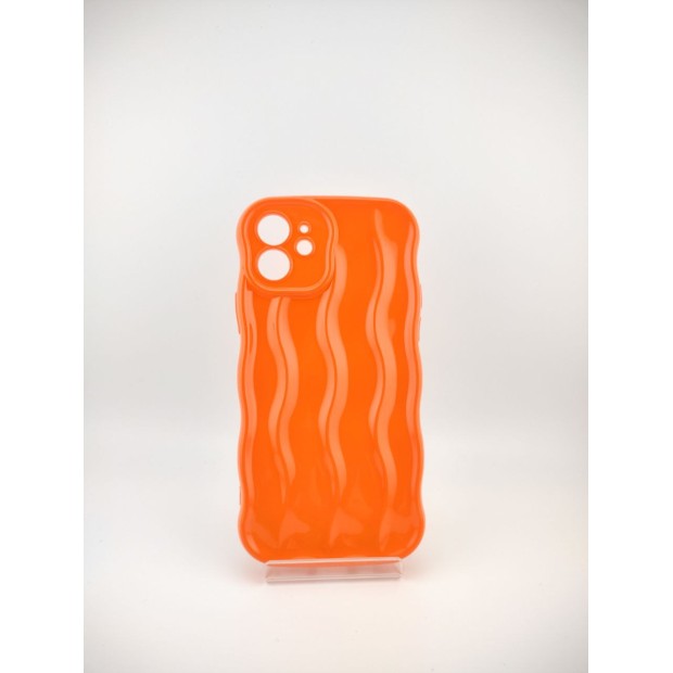 Чехол WAVE Lines Case Apple iPhone 12 (Orange)