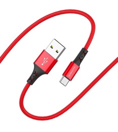 USB Cable Borofone BX20 (MicroUSB) (Red)