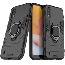 Ring Armor Case для Samsung Galaxy A01 (2020) (Чорний)
