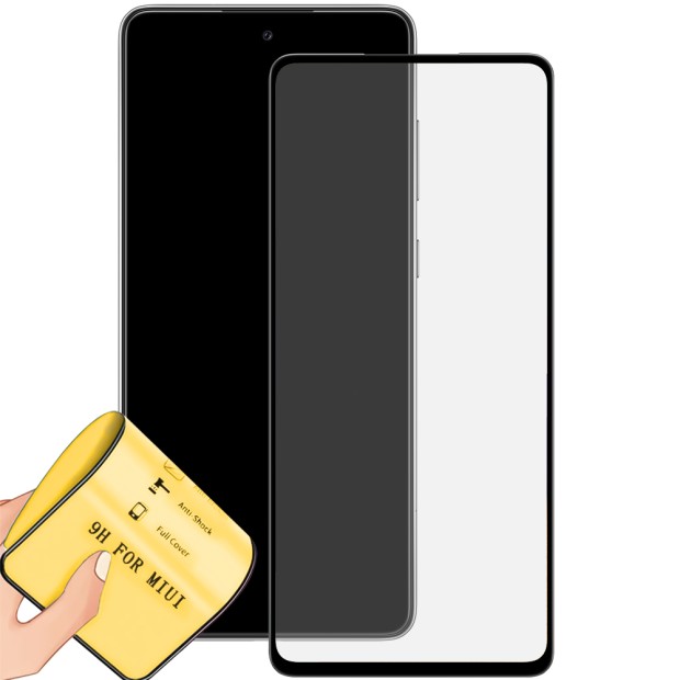 Защитное стекло 5D Matte Ceramic для Samsung Galaxy A72 (2021) Black