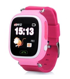 Детские смарт-часы Smart Baby Watch Q90 (Pink) (уценка) 2 категория