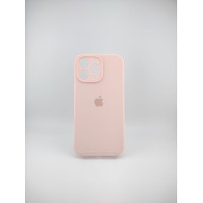 Силикон Original RoundCam Case Apple iPhone 14 Pro Max (76) Chalk Pink