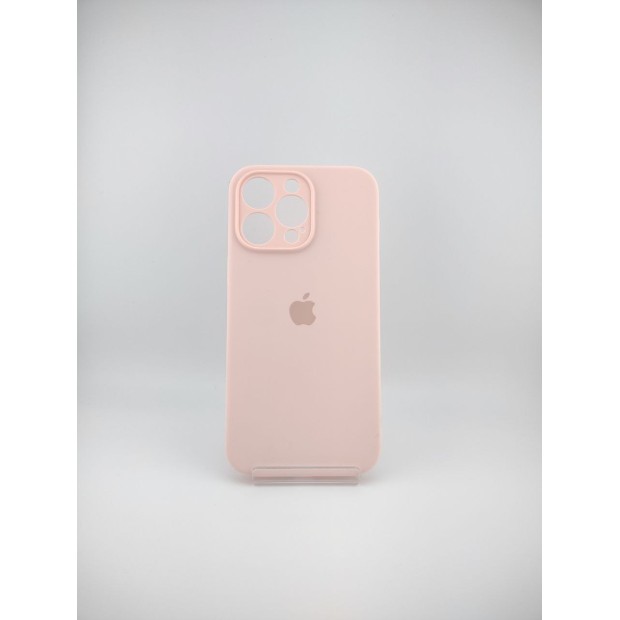 Силіконовий оригінальний чохол RoundCam для Apple iPhone 14 Pro Max (76) у кольорі Chalk Pink