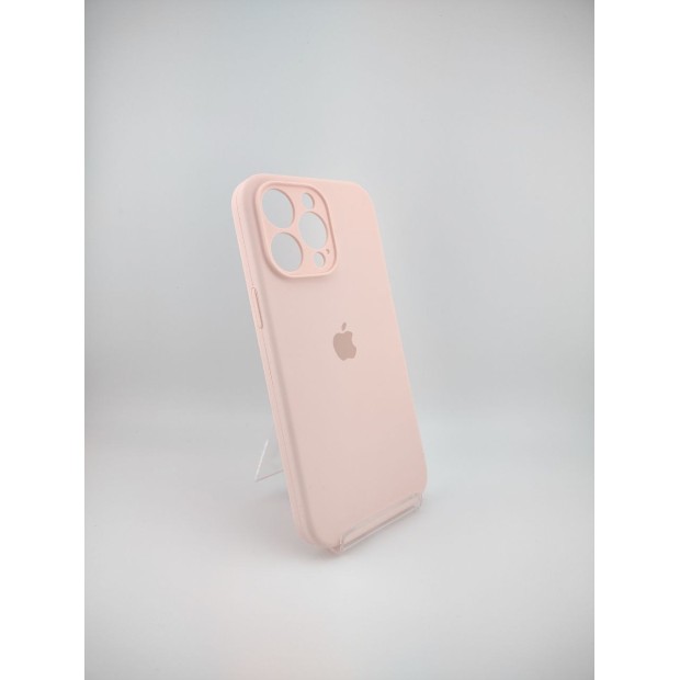 Силіконовий оригінальний чохол RoundCam для Apple iPhone 14 Pro Max (76) у кольорі Chalk Pink