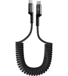 USB-кабель ArmorStandart AR17 Spring (Type-C to Type-C) 3A 1m (Чорний) AR