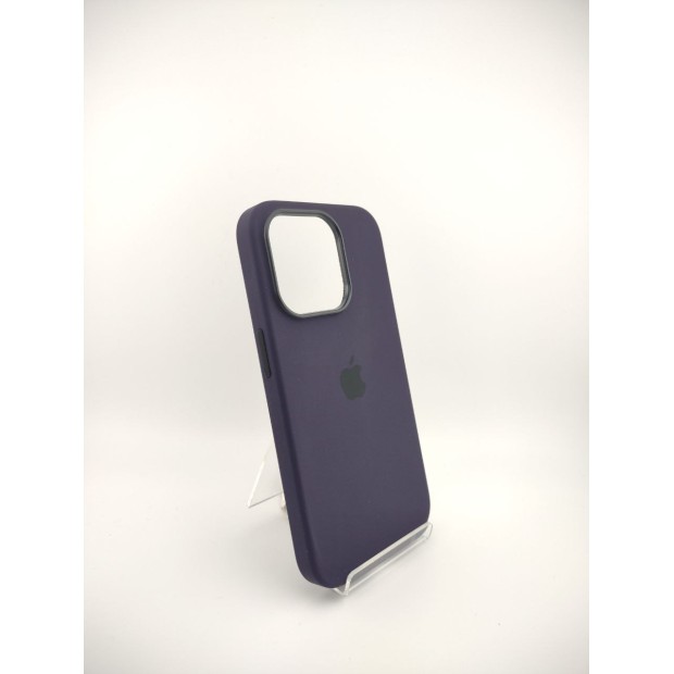Чохол Silicone Case with MagSafe для Apple iPhone 14 Pro (Елдербері)