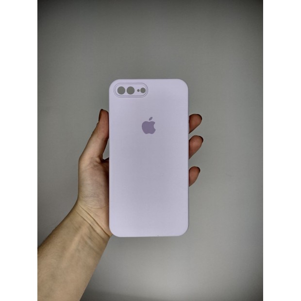 Силіконовий чохол Original Square RoundCam для Apple iPhone 7 Plus  /  8 Plus (43) Glycine