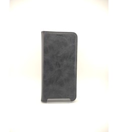 Leather Elegant Book Case for Xiaomi Redmi Note 12S (Black)