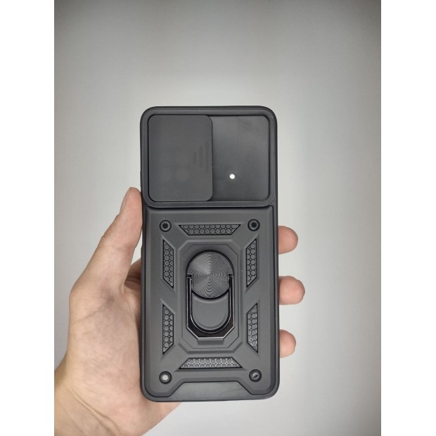 Захисний чохол Ring Serge Armor Case для Xiaomi Poco X4 Pro 5G (ShutCam) (Чорний)