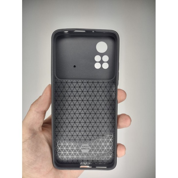 Захисний чохол Ring Serge Armor Case для Xiaomi Poco X4 Pro 5G (ShutCam) (Чорний)
