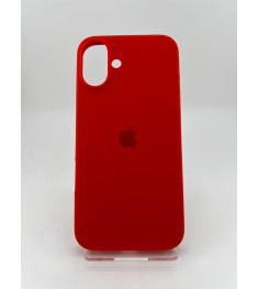 Силіконовий оригінальний чохол для Apple iPhone 16 Plus (05) Product RED Силіконовий оригінальний чохол для Apple iPhone 16 Plus (05) Product RED