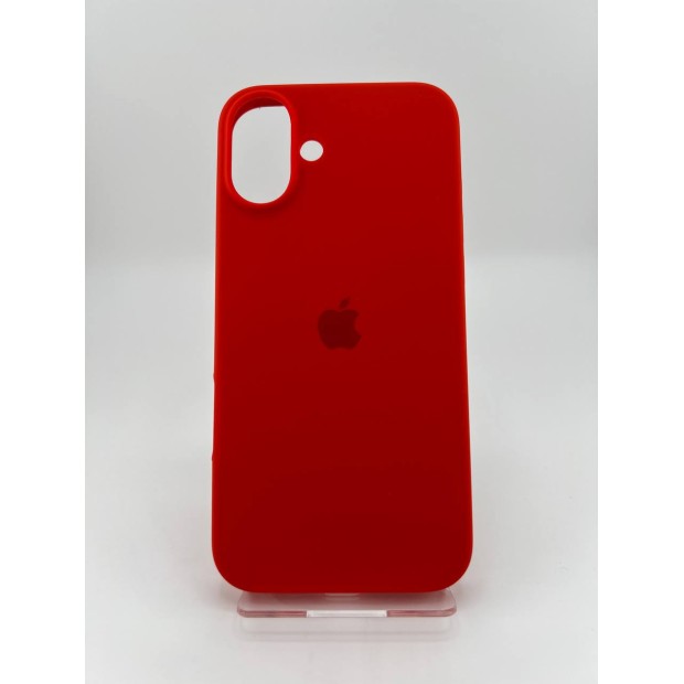 Силіконовий оригінальний чохол для Apple iPhone 16 Plus (05) Product RED Силіконовий оригінальний чохол для Apple iPhone 16 Plus (05) Product RED