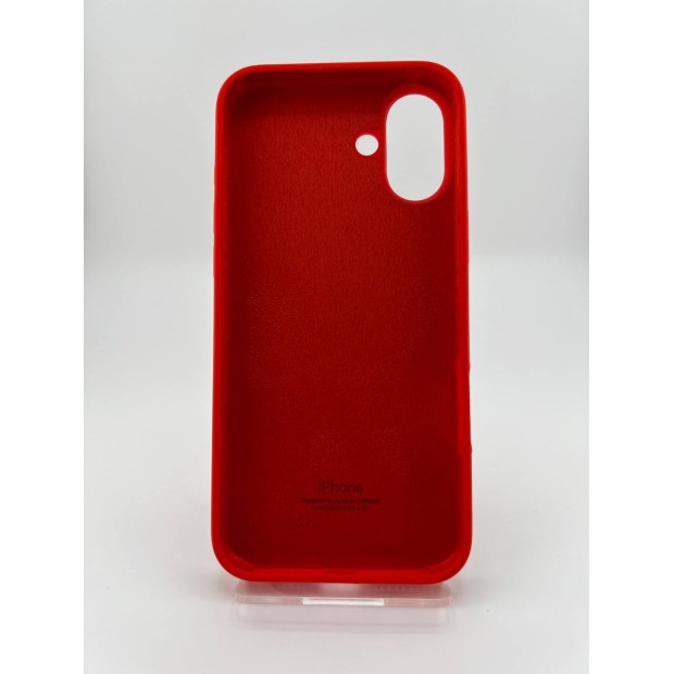 Силіконовий оригінальний чохол для Apple iPhone 16 Plus (05) Product RED