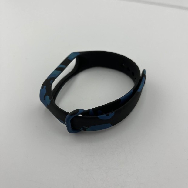Strap Picture Design Xiaomi Mi Band 3  /  Mi Band 4 (1) Camouflage Blue