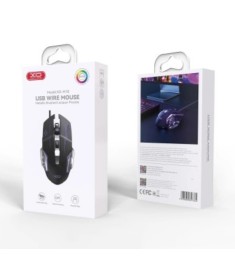 Миша дротова ігрова XO M10 (Чорний)