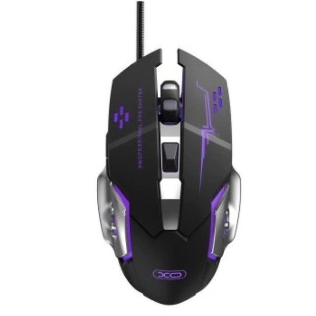 Миша дротова ігрова XO M10 (Чорний)