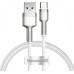USB-кабель Baseus Cafule Metal Data 66W (1m) (Type-C) (Білий) CAKF000102 USB-кабель Baseus Cafule Metal Data 66W (1m) (Type-C) (Білий) CAKF000102