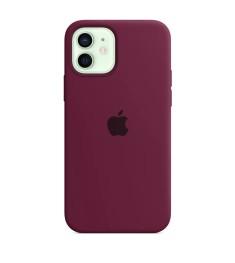 Силикон Original Round Case Apple iPhone 13 mini (57) Marsala