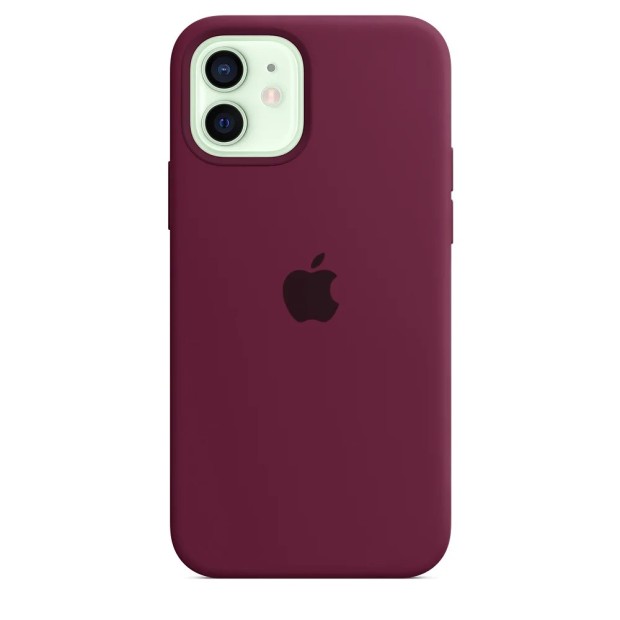 Силикон Original Round Case Apple iPhone 13 mini (57) Marsala